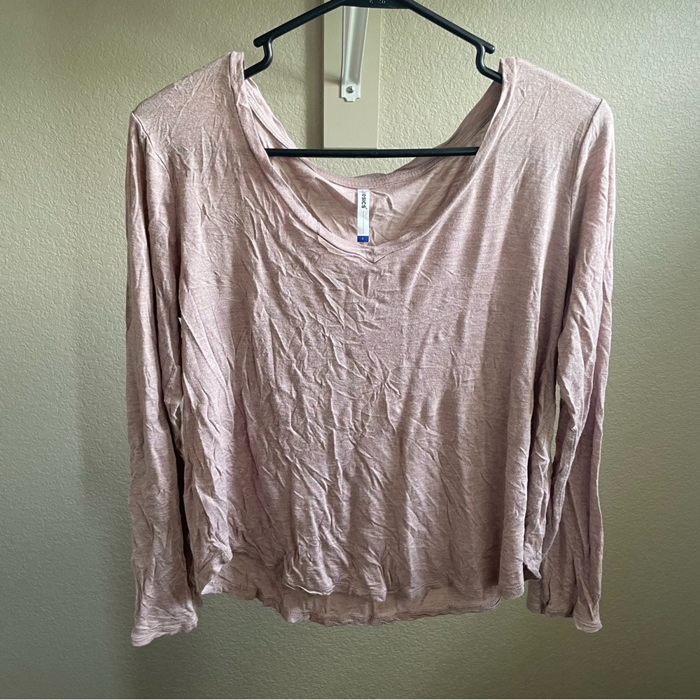 Tresics Pink Crop Blouse Relaxed Fit